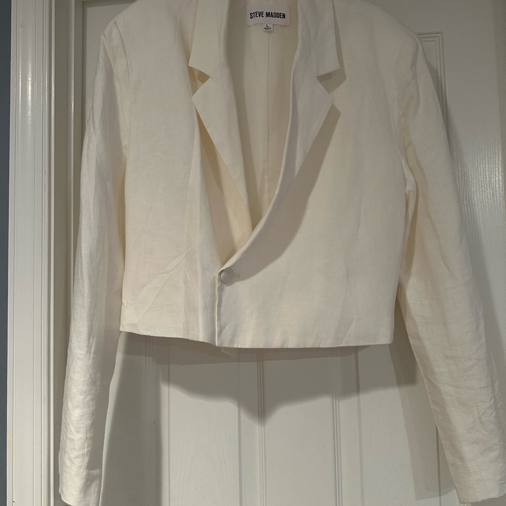 Elegant White Women's Jacket